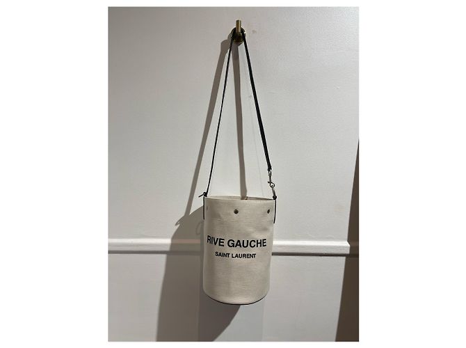 SAINT LAURENT Borse T. Cotone Bianco - vista 4