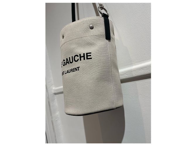 SAINT LAURENT Borse T. Cotone Bianco - vista 6