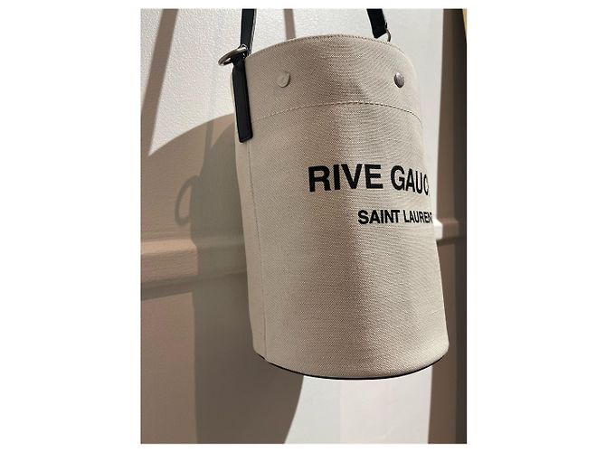 SAINT LAURENT Borse T. Cotone Bianco - vista 7