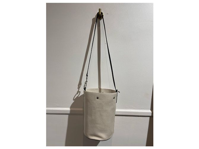 SAINT LAURENT Borse T. Cotone Bianco - vista 8