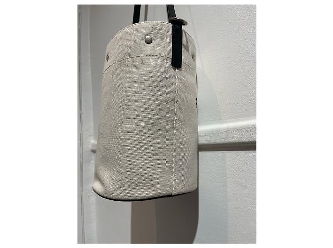 SAINT LAURENT Borse T. Cotone Bianco - vista 9
