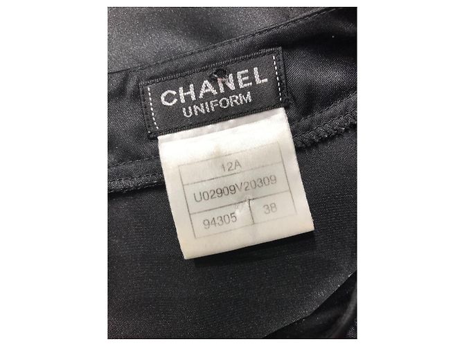 CHANEL Tops T.Internacional M Sintético Negro - vista 4