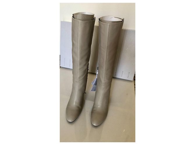Botas Geox de cuero blancas Blanco - vista 2