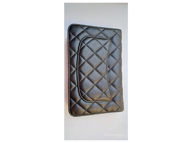 Borsa a mano Chanel in pelle nera Nero - vista 3