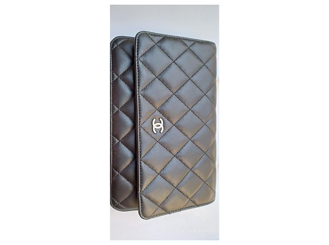Borsa a mano Chanel in pelle nera Nero - vista 5