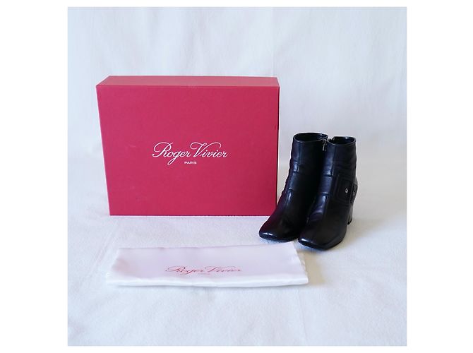 Botines de tobillo Roger Vivier Podium Negro - vista 2