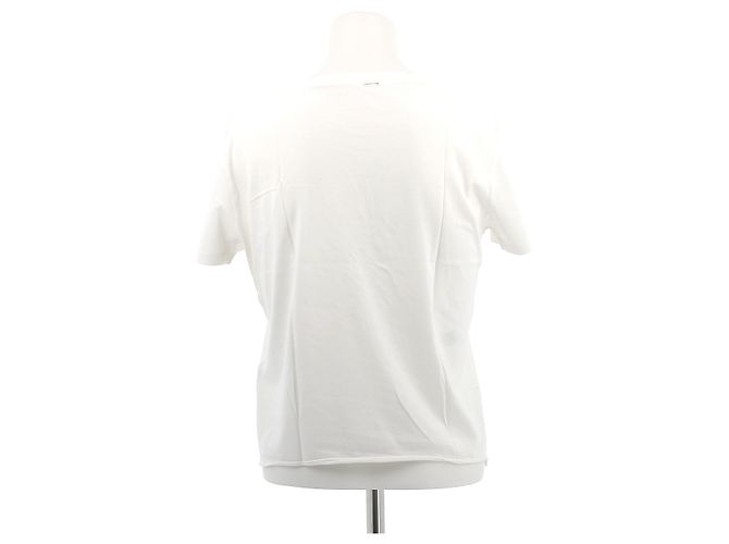 Top Saint Laurent T.International XS Algodón Blanco - vista 2