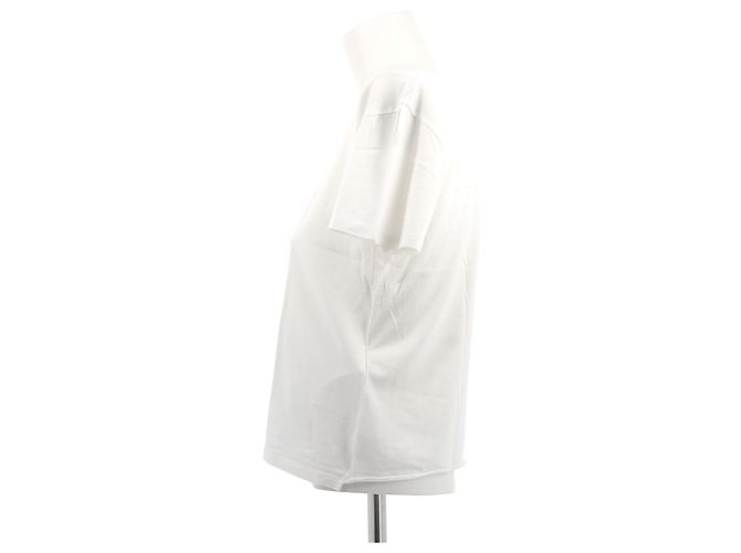 Top Saint Laurent T.International XS Algodón Blanco - vista 4