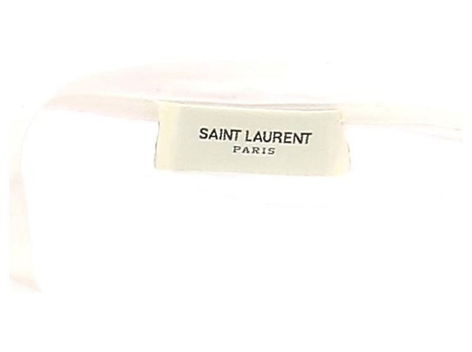 Top Saint Laurent T.International XS Algodón Blanco - vista 5