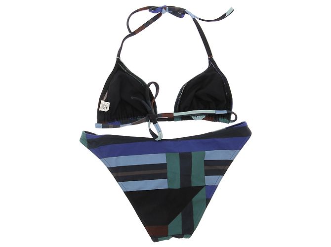 Hermès HERMES Bademode T.fr 38 Polyester Blau - Ansicht 2