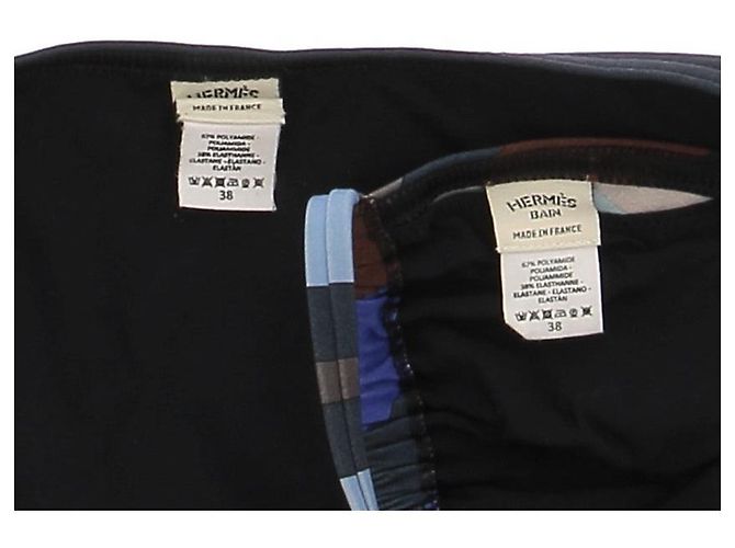 Hermès HERMES Bademode T.fr 38 Polyester Blau - Ansicht 3