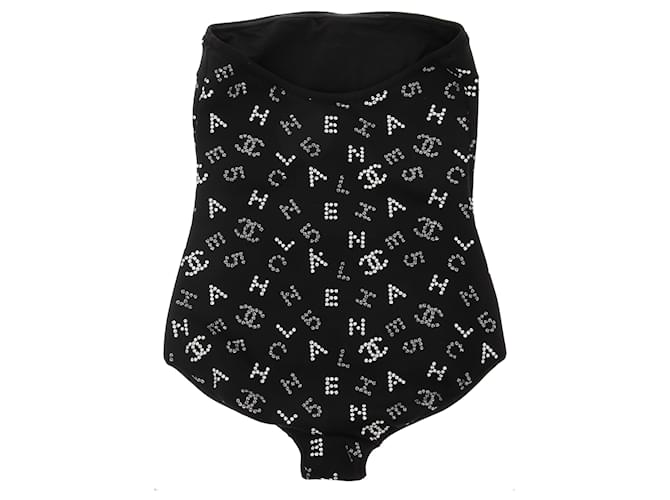 CHANEL Bademode T.fr 38 Polyester Schwarz - Ansicht 2