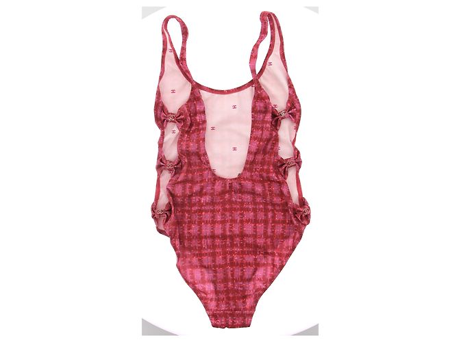 CHANEL Bademode T.fr 36 Polyester Pink - Ansicht 2