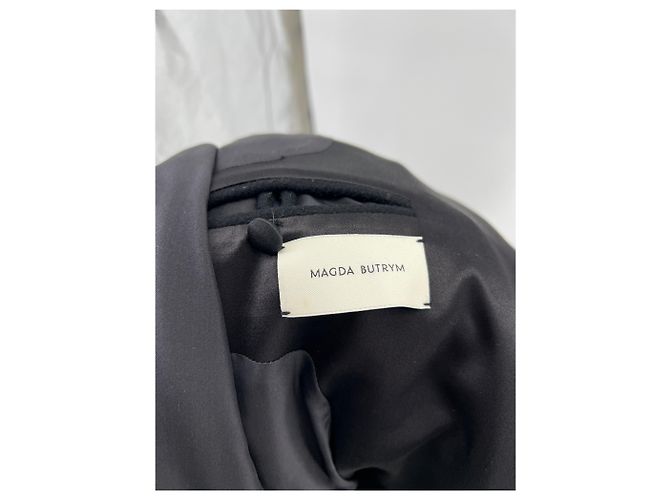 Abrigos Magda Butrym T.FR 36 Lana Negro - vista 5