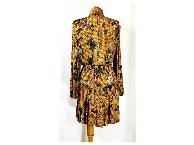Abito mini Wilhemina Ulla Johnson in jersey floreale a palloncino Multicolore - vista 5