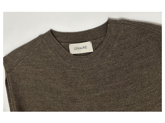 Lemaire Wendbares ärmelloses Strickkleid Moosgrün - Ansicht 10