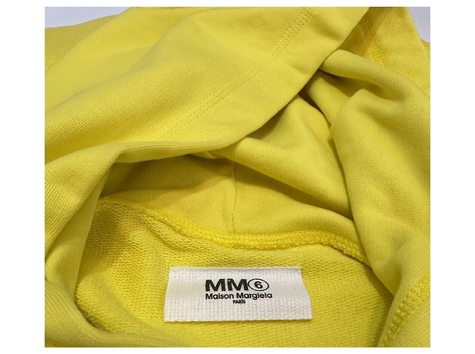 Mm6 Maison Martin Margiela Sweatshirt Gelb Blau - Ansicht 6