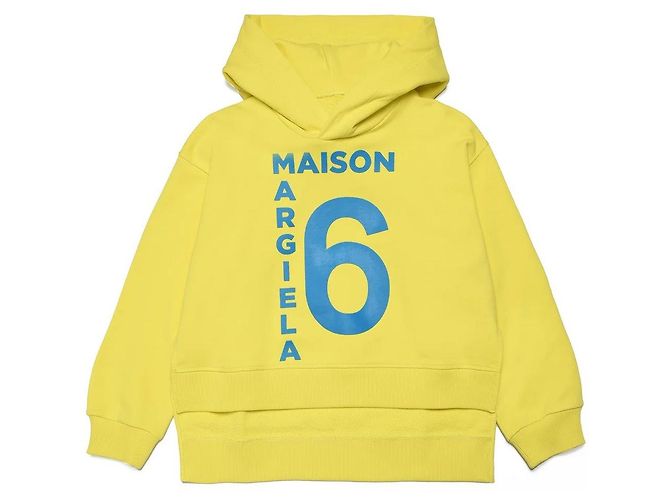 Mm6 Maison Martin Margiela Sweatshirt Gelb Blau - Ansicht 7