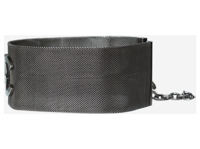 Chanel Girocollo in rete metallica grigia - taglia Grigio - vista 4