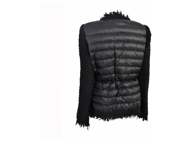 Moncler Maglia Strickjacke aus Wolle Schwarz - Ansicht 4