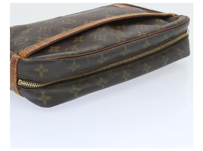 Louis Vuitton Monogram Compiegne 28 Pochette M51845 LV Auth em5799 Monogramma - vista 3