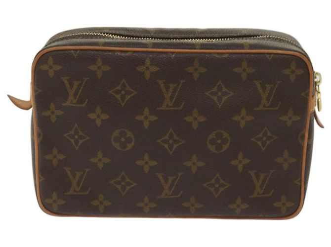 Louis Vuitton Monogram Compiegne 23 Pochette M51847 LV Auth em5781 Monogramma - vista 2