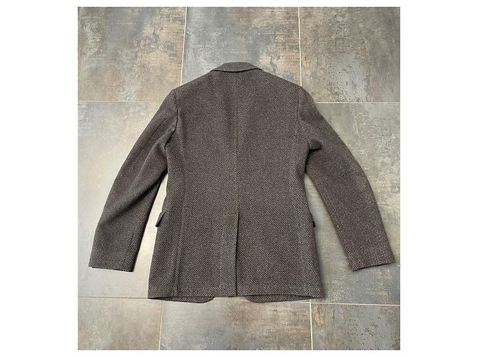 Blazer Etro in cashmere marrone - vista 2