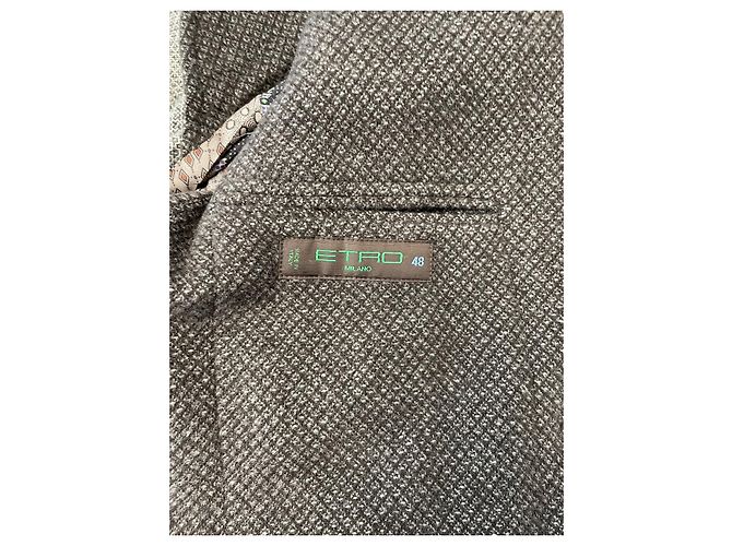 Blazer Etro in cashmere marrone - vista 4