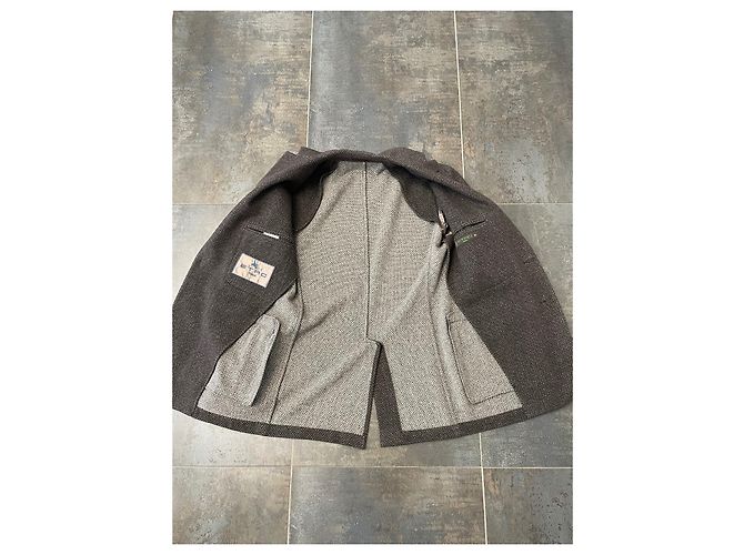 Blazer Etro in cashmere marrone - vista 5