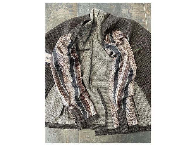 Blazer Etro in cashmere marrone - vista 6