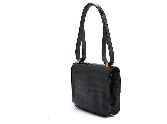 Hermès Hermes Constance Schwarz Edle Lederhandtasche - Ansicht 4