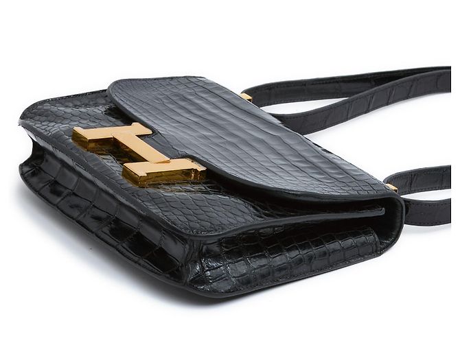 Hermès Hermes Constance Schwarz Edle Lederhandtasche - Ansicht 6