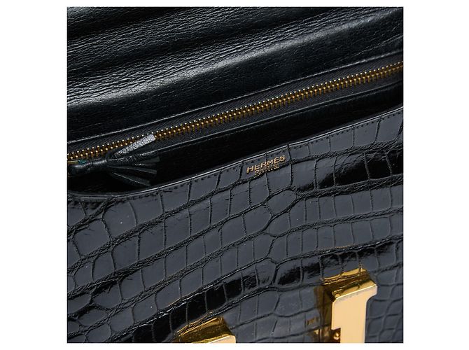 Hermès Hermes Constance Schwarz Edle Lederhandtasche - Ansicht 7