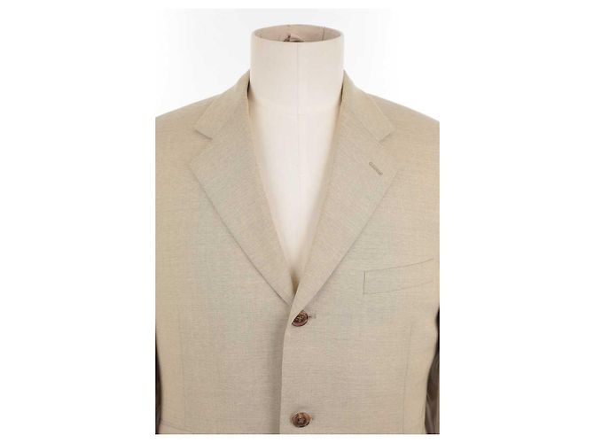 Hermès Wool jacket Beige - view 2