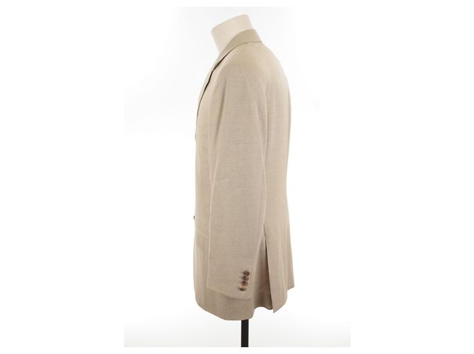 Hermès Wool jacket Beige - view 3