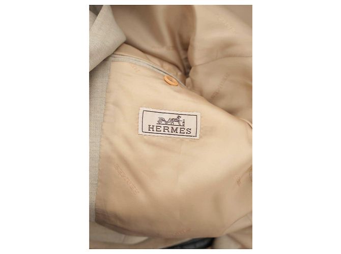 Hermès Wool jacket Beige - view 5