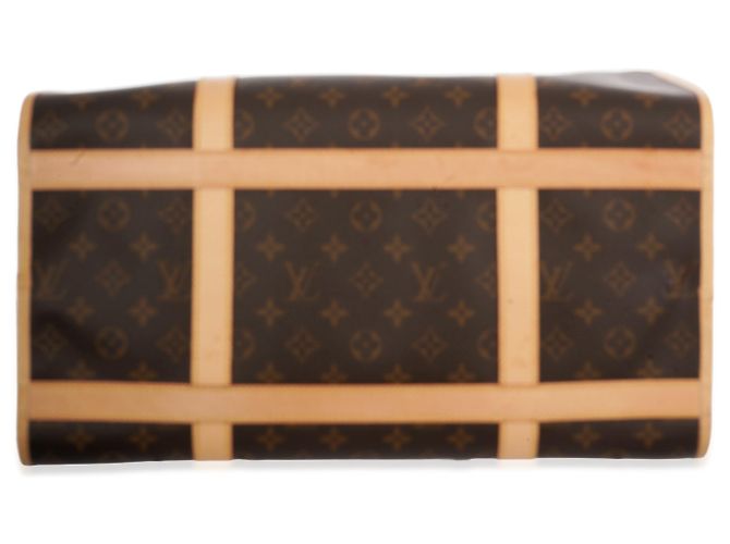 Transportín para perros de lona con monograma de Louis Vuitton 40 Castaño - vista 2