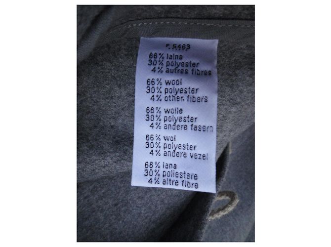 Abrigo Lacoste de lana gris talla 36 - vista 6