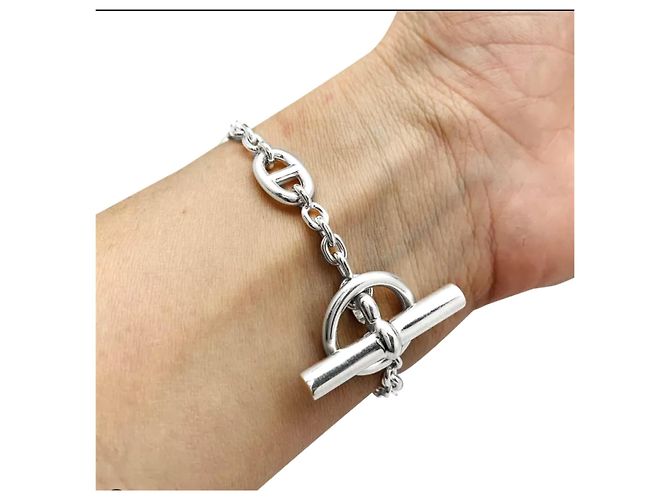 Pulsera Hermès Farandole LG de plata - vista 10