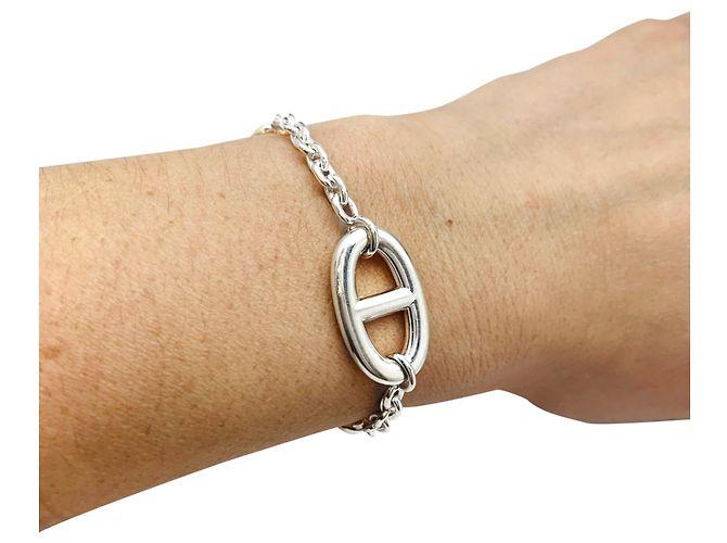 Pulsera Hermès Farandole LG de plata - vista 11