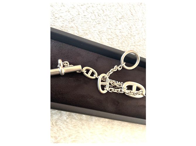 Pulsera Hermès Farandole LG de plata - vista 3