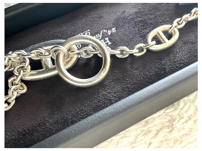 Pulsera Hermès Farandole LG de plata - vista 4