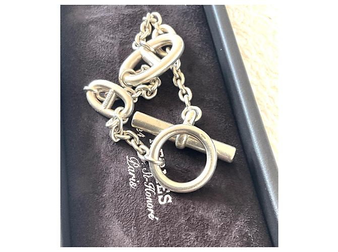 Pulsera Hermès Farandole LG de plata - vista 6