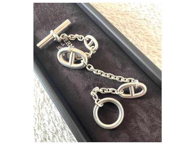 Pulsera Hermès Farandole LG de plata - vista 9