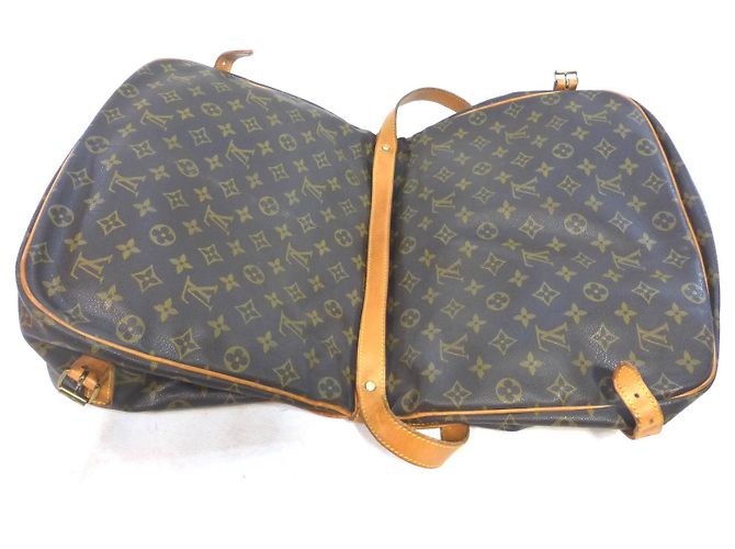 Louis Vuitton Saumur 35 Monogram - AR0952 Marrone - vista 10