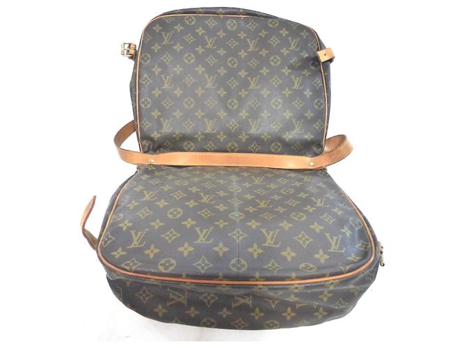 Louis Vuitton Saumur 35 Monogram - AR0952 Marrone - vista 11
