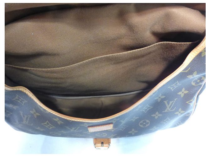 Louis Vuitton Saumur 35 Monogram - AR0952 Marrone - vista 14