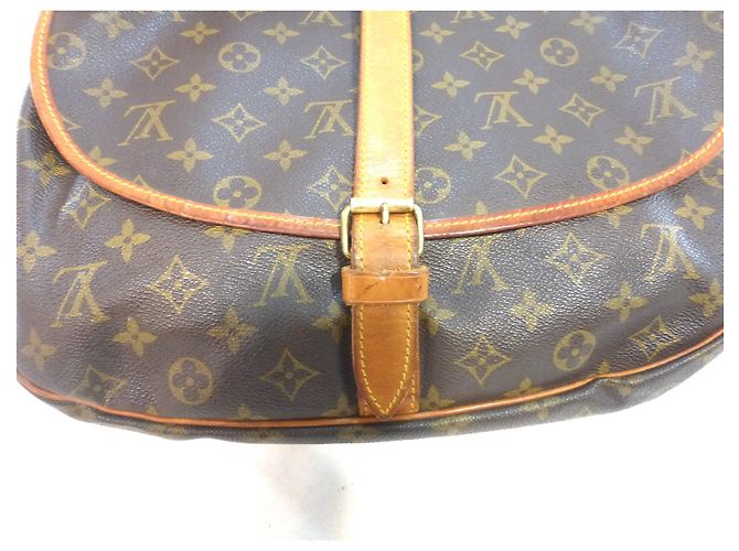 Louis Vuitton Saumur 35 Monogram - AR0952 Marrone - vista 6