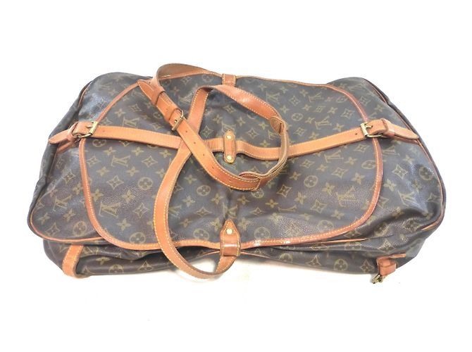 Louis Vuitton Saumur 35 Monogram - AR0952 Marrone - vista 7