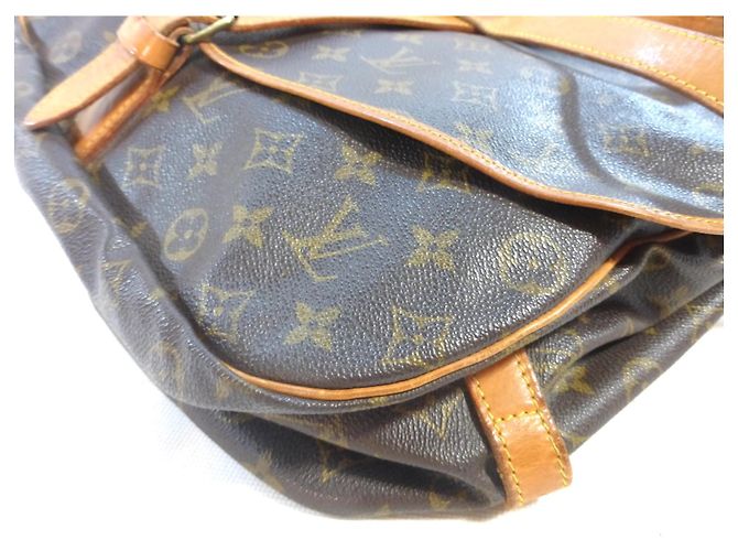 Louis Vuitton Saumur 35 Monogram - AR0952 Marrone - vista 8